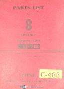 Cone-Cone Automatics SM, 1 1/2 Six Spindle Lathe, Parts Manual Year (1945)-1 1/2-SM-02